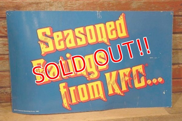 画像1: dp-220501-39 Kentucky Fried Chicken(KFC) / 1990's Paper Sign