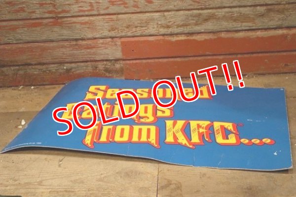 画像7: dp-220501-39 Kentucky Fried Chicken(KFC) / 1990's Paper Sign