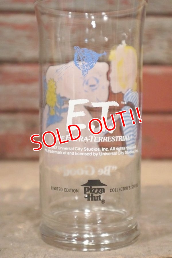 画像4: ct-220601-73 E.T. / Pizza Hut 1982 Novelty Glass "Be Good" 