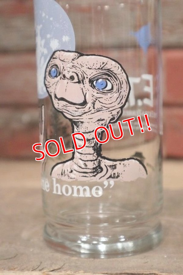 画像2: ct-220601-76 E.T. / Pizza Hut 1982 Novelty Glass "Phone Home"