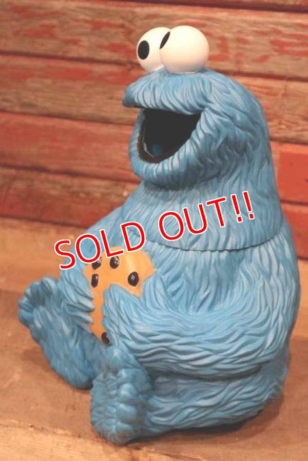 画像4: ct-220601-25 【SALE】Cookie Monster / 1997 Plastic Cookie Jar