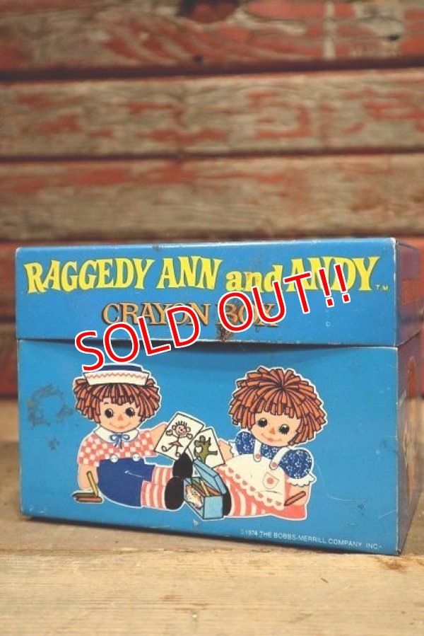 画像1: ct-220601-21 RAGGEDY ANN ANDY / 1970's Crayon Box