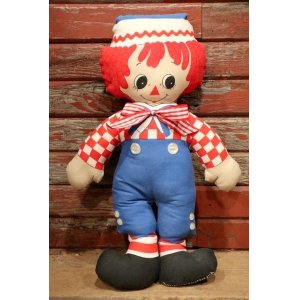画像: ct-220601-24 RAGGEDY ANN ANDY / 1970's Pillow Doll