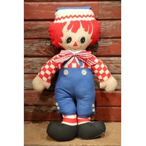 画像: ct-220601-24 RAGGEDY ANN ANDY / 1970's Pillow Doll