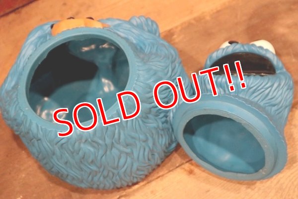画像7: ct-220601-25 【SALE】Cookie Monster / 1997 Plastic Cookie Jar