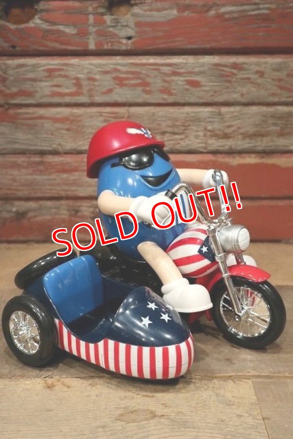 画像7: ct-220601-01 Mars /  M&M's "Red,White & Blue Motorcycle" Candy Dispenser Box