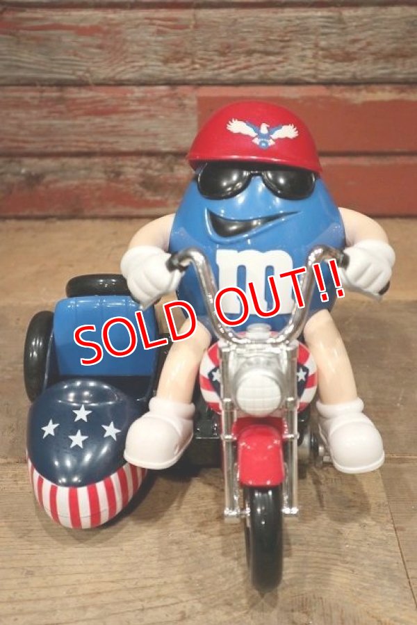 画像8: ct-220601-01 Mars /  M&M's "Red,White & Blue Motorcycle" Candy Dispenser Box