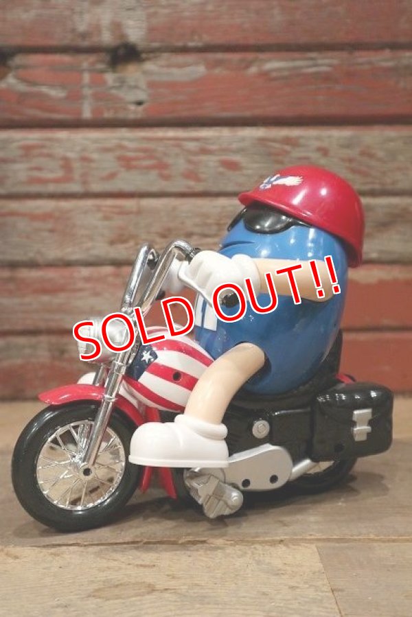 画像9: ct-220601-01 Mars /  M&M's "Red,White & Blue Motorcycle" Candy Dispenser Box