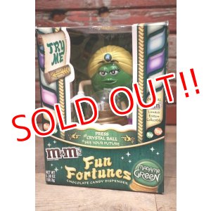 画像: ct-220601-01 Mars /  M&M's ""Fun Fortunes Green" Candy Dispenser