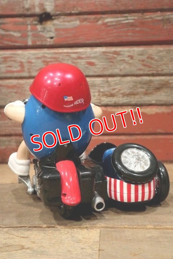 画像10: ct-220601-01 Mars /  M&M's "Red,White & Blue Motorcycle" Candy Dispenser Box