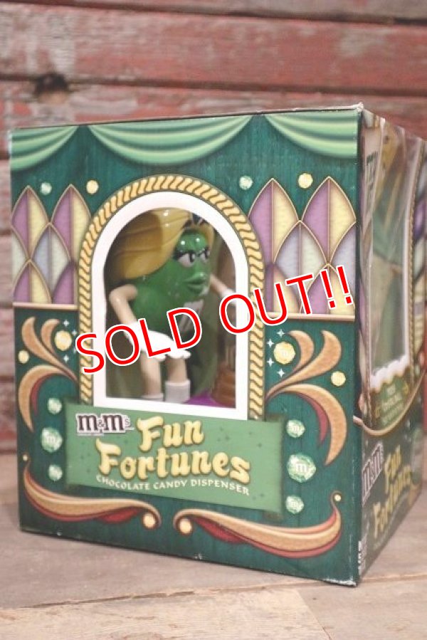 画像2: ct-220601-01 Mars /  M&M's ""Fun Fortunes Green" Candy Dispenser