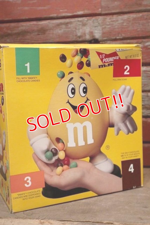 画像5: ct-220601-01 Mars / M&M's 1990's Dispenser "Yellow" Box