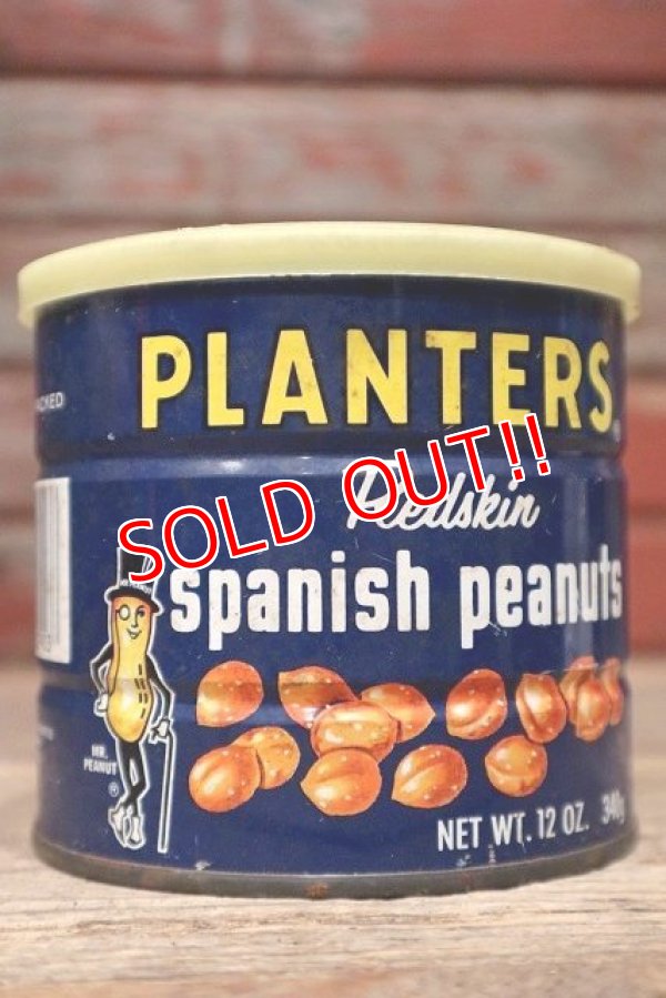 画像3: dp-220601-25 PLANTERS / MR.PEANUT 1960's-1970's Spanish Peanuts Tin Can