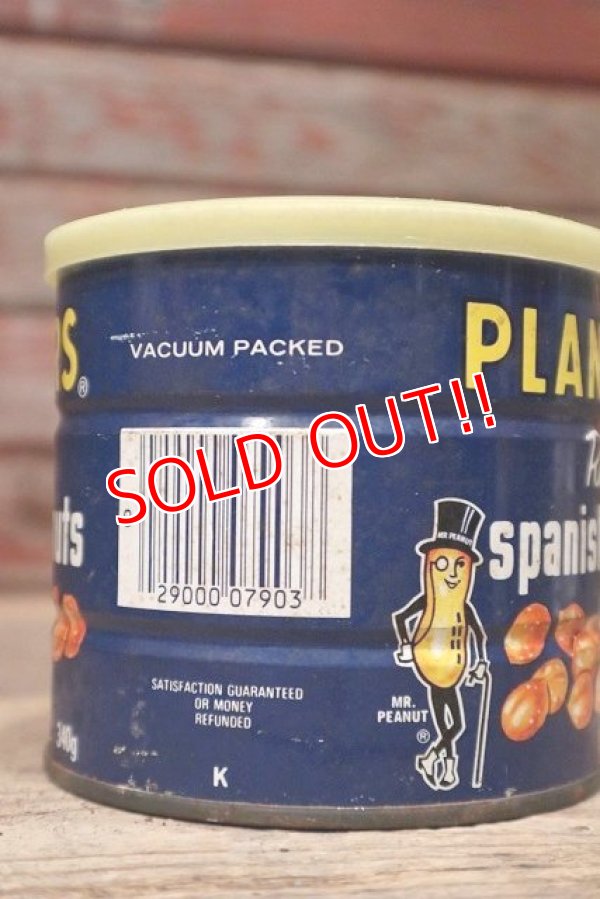 画像4: dp-220601-25 PLANTERS / MR.PEANUT 1960's-1970's Spanish Peanuts Tin Can