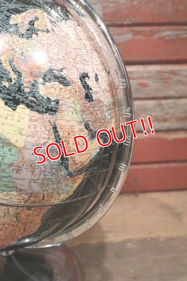 画像8: dp-220601-13 WEBER COSTELLO CO. / 1940's 12 Inch Straight Black Ocean Globe