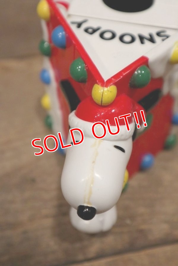 画像6: ct-220601-10 Snoopy / Whitman's 1990's Candy Container Bank "Christmas"