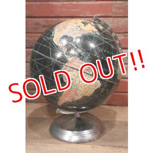 画像: dp-220601-13 WEBER COSTELLO CO. / 1940's 12 Inch Straight Black Ocean Globe