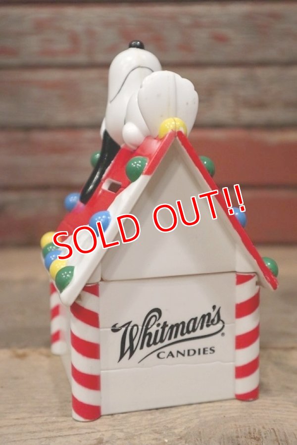 画像4: ct-220601-10 Snoopy / Whitman's 1990's Candy Container Bank "Christmas"