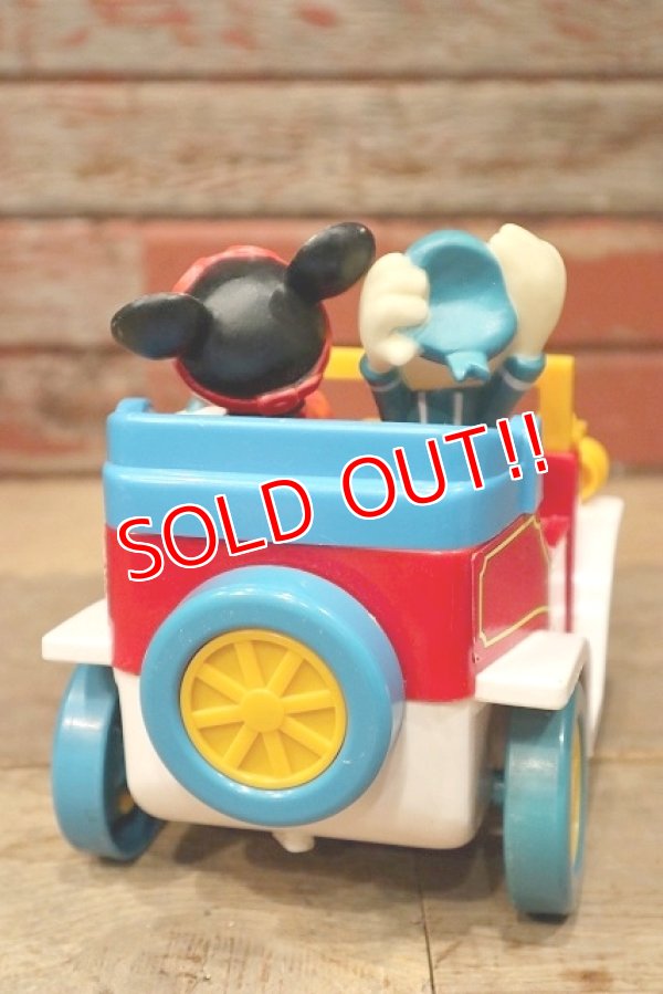 画像5: ct-220601-66 Mickey Mouse & Donald Duck / ILLCO TOY 1980's Car