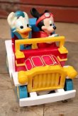 画像3: ct-220601-66 Mickey Mouse & Donald Duck / ILLCO TOY 1980's Car