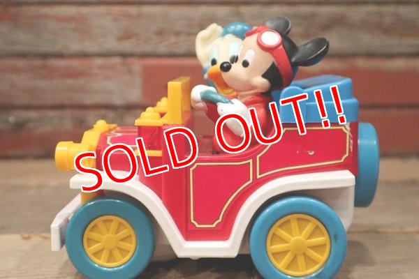 画像6: ct-220601-66 Mickey Mouse & Donald Duck / ILLCO TOY 1980's Car