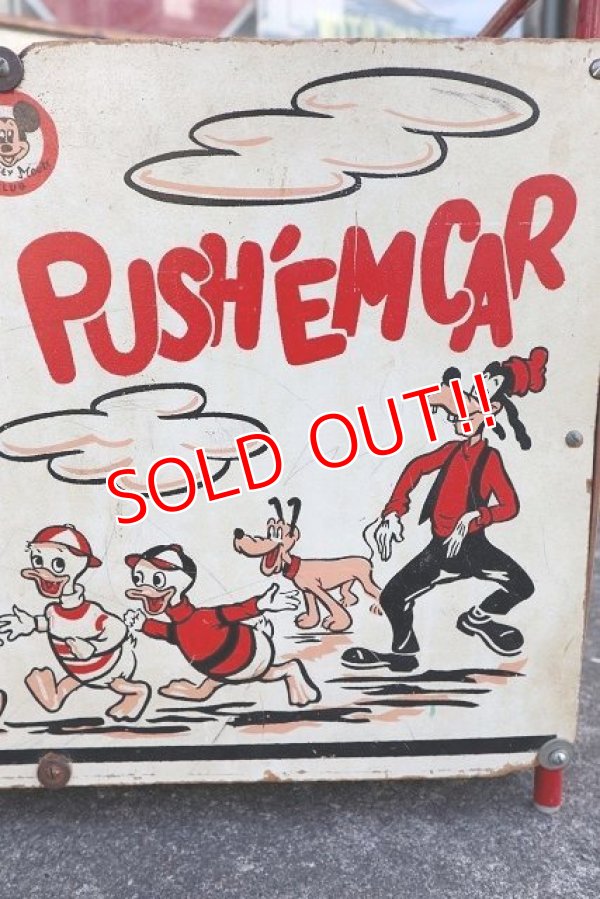 画像3: ct-220501-54 Walt Disney's / Mickey Mouse Club 1950's-1960's PUSH'EM CAR