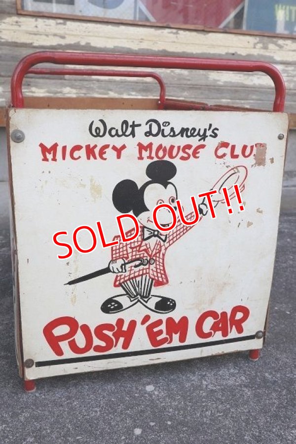 画像8: ct-220501-54 Walt Disney's / Mickey Mouse Club 1950's-1960's PUSH'EM CAR