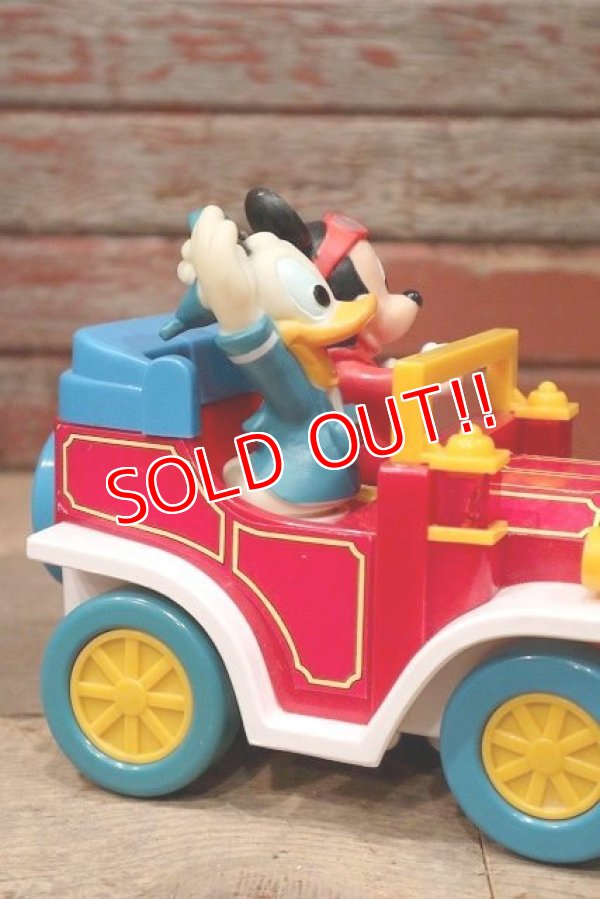 画像4: ct-220601-66 Mickey Mouse & Donald Duck / ILLCO TOY 1980's Car