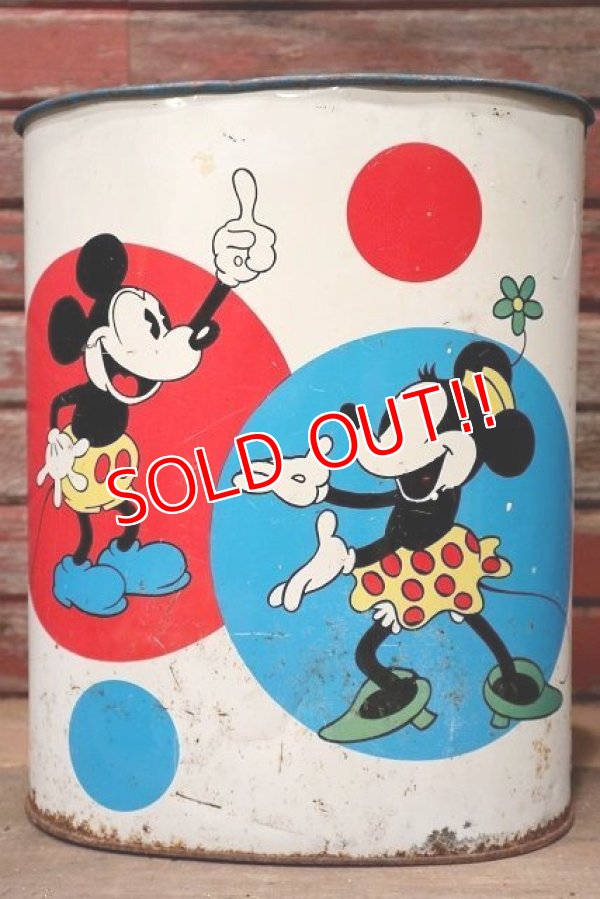 画像1: ct-220601-99 Walt Disney's / 1974 Tin Trash Can