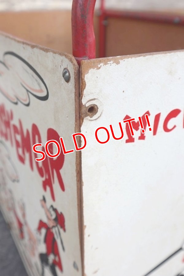 画像11: ct-220501-54 Walt Disney's / Mickey Mouse Club 1950's-1960's PUSH'EM CAR