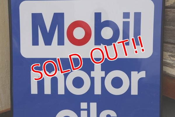 画像3: dp-220601-10 Mobil / Featuring Mobil motor Oils W-side Metal Sign
