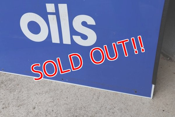 画像7: dp-220601-10 Mobil / Featuring Mobil motor Oils W-side Metal Sign