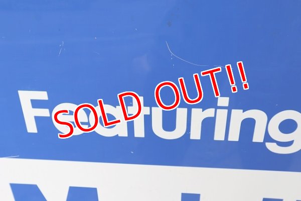 画像5: dp-220601-10 Mobil / Featuring Mobil motor Oils W-side Metal Sign