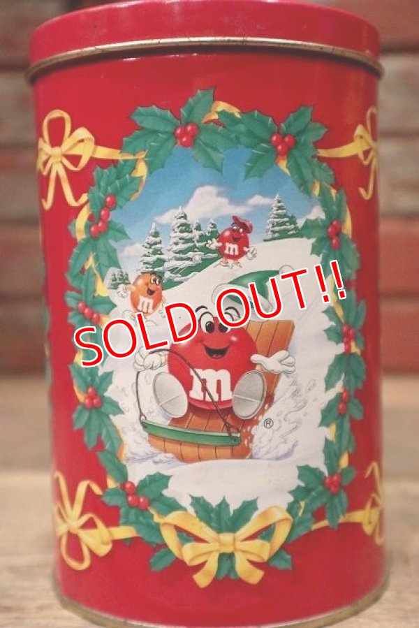 画像3: ct-220601-01 Mars / M&M's 1993 Christmas Tin Can