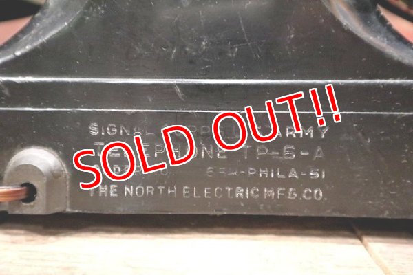 画像3: dp-220601-36 1940's-1950's Signal Corps U.S. Army Telephone TP-6-A