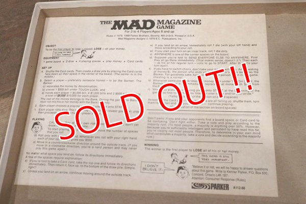 画像13: ct-220601-101 MAD MAGAZINE / PARKER 1988 the "What-Me-Money?" Board Game
