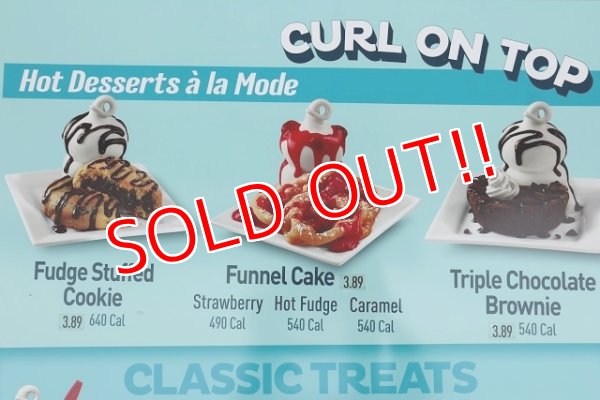 画像2: dp-220401-28 Dairy Queen / 2018 Translite Menu Sign "CURL ON TOP・CLASSIC TREAT"