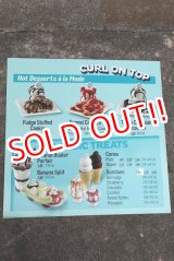 画像: dp-220401-28 Dairy Queen / 2018 Translite Menu Sign "CURL ON TOP・CLASSIC TREAT"