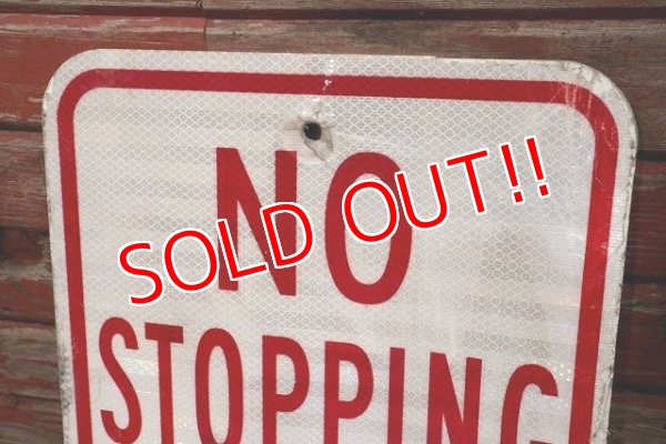 画像2: dp-210801-34 Road Sign / NO STOPPING ANY TIME ⇔