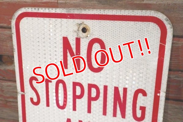 画像2: dp-210801-34 Road Sign / NO STOPPING ANY TIME ⇒