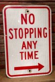 画像1: dp-210801-34 Road Sign / NO STOPPING ANY TIME ⇒