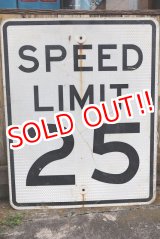 画像: dp-210801-34 Road Sign "SPEED LIMIT 25"