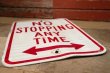 画像7: dp-210801-34 Road Sign / NO STOPPING ANY TIME ⇔