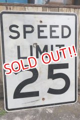 画像: dp-210801-34 Road Sign "SPEED LIMIT 25"