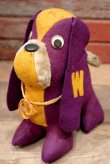 画像1: ct-220601-88 Vintage College Mascot Doll "W"