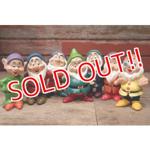 画像: ct-220601-104 Snow White & Seven Dwarfs / 1990's Soft Vinyl Doll Set