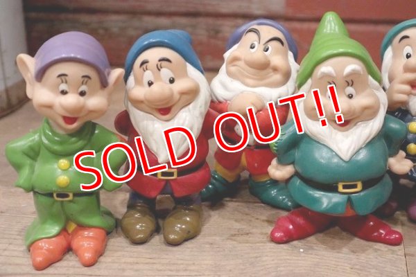 画像2: ct-220601-104 Snow White & Seven Dwarfs / 1990's Soft Vinyl Doll Set