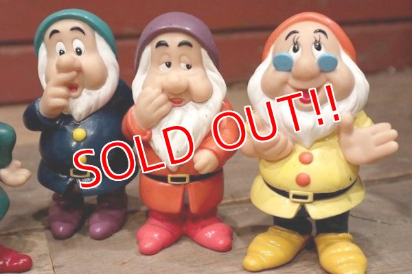 画像3: ct-220601-104 Snow White & Seven Dwarfs / 1990's Soft Vinyl Doll Set