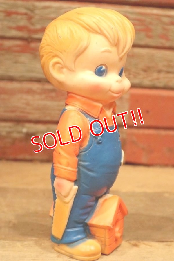 画像3: ct-220601-37 J.L. PRESCOTT Co. / 1968 Boy Squeaky Doll