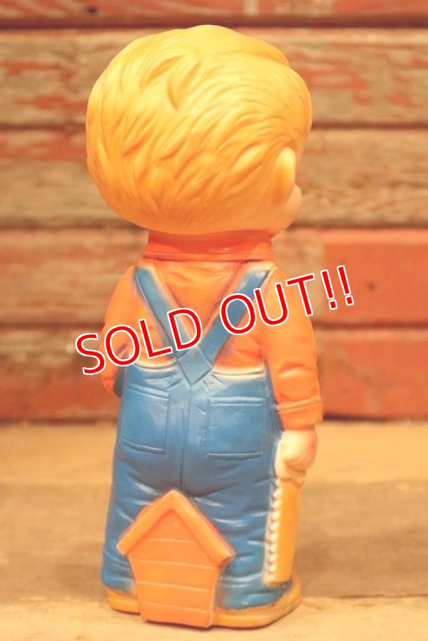 画像5: ct-220601-37 J.L. PRESCOTT Co. / 1968 Boy Squeaky Doll